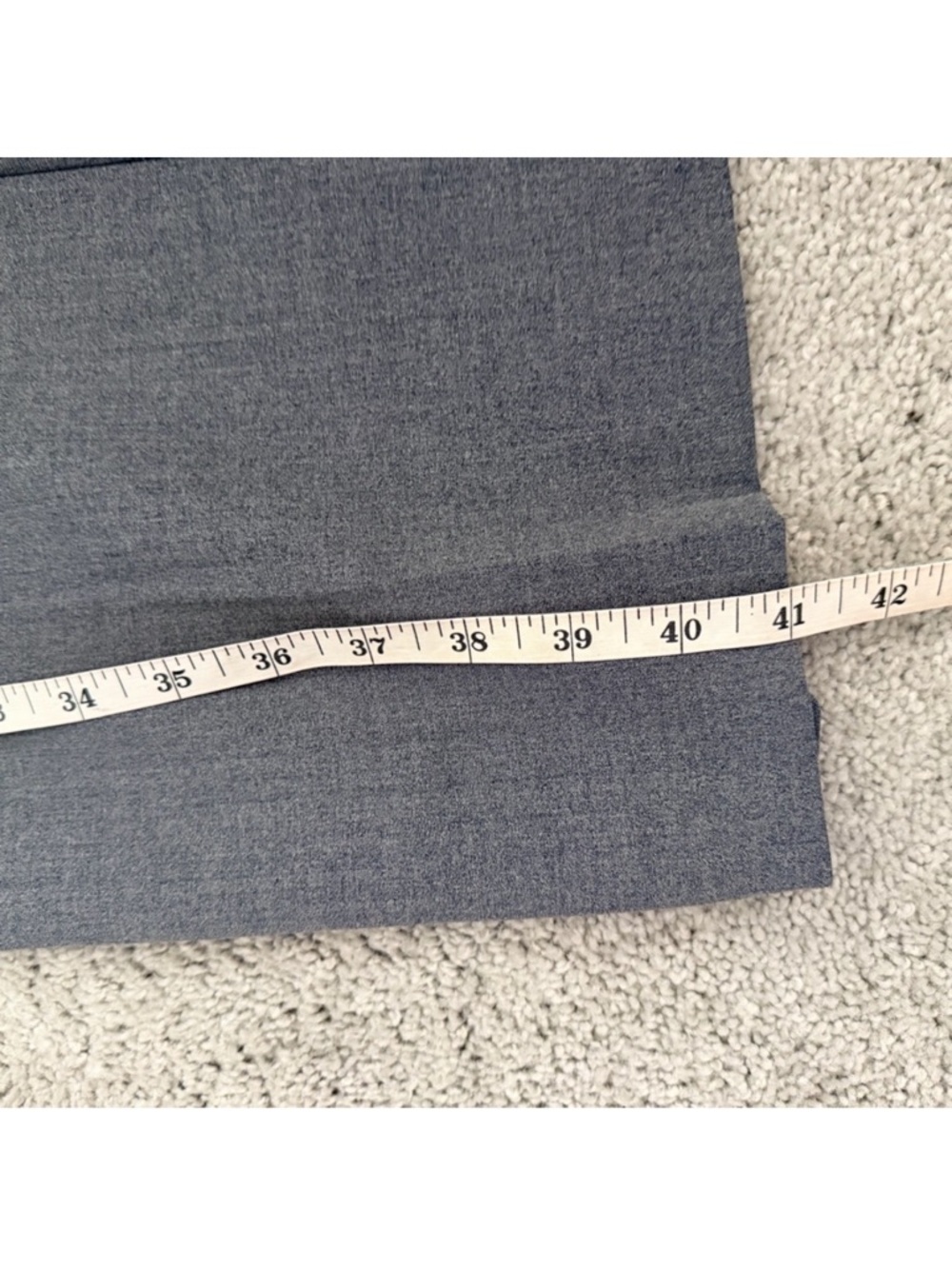 Daisy Fuentes Charcoal Straight-Leg Trousers Size 12 - Picture 4 of 5